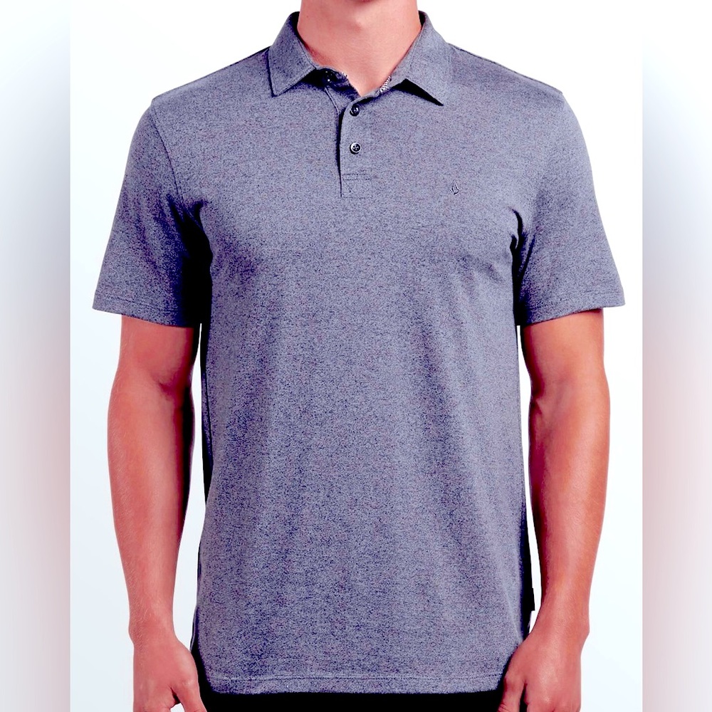 Volcom Men’s Wowzer Polo Shirt XXL Classic Knit Preowned